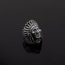 Load image into Gallery viewer, Native American Design Solid Sterling Silver Ring